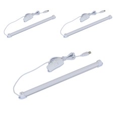 小麥購物 USB LED 3色溫可調學習燈 L3005 52cm 3個, 白色