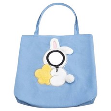 Pet STAR 寵物星樂園 寵物探頭外出包, 1個, 藍色 小兔子