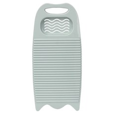 Ssukhome防滑洗臉盆洗衣板 20*45*5cm, 綠色, 1個