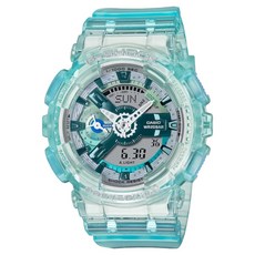 CASIO 卡西歐 G-SHOCK 未來科幻 虛擬世界雙顯錶款 GMA-S110VW-2A 45.9mm