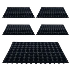 蔬菜工坊 104孔穴盤, 黑色, 5個