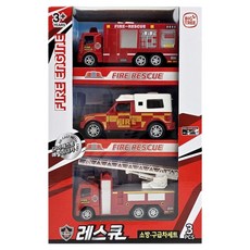Bigtree 救援消防急救迷你車套組, 1套, 混合顏色