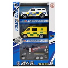 Bigtree 救援警察救護車組合, 1套, 混合顏色