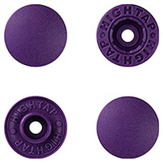 ButtonKing 塑膠按扣 T字扣 4件組 13mm T-079, 紫色, 50套