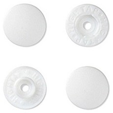 ButtonKing 啪扣 T字按扣 4件組 13mm T-501, 白色, 50套