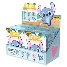 52TOYS 史迪奇心情系列毛絨手機繩 一中盒, 4個