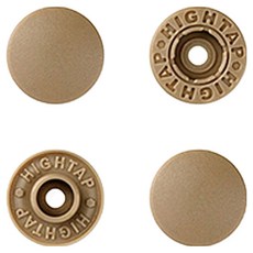 동대문단추왕 똑딱이 스냅 티단추 4종 세트 11mm T-118, 골든에크루, 50세트