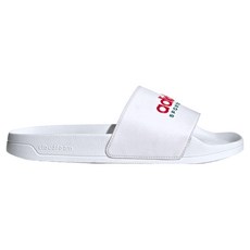 adidas 愛迪達 男女款 ADILETTE SHOWER 拖鞋 IE8944, 白色, 22.5cm