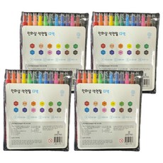 minhwashop 彩色鉛筆 I230025A, 4個, 12色