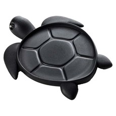 QUALy 拯救海龜 杯墊, 黑色, 1個