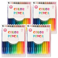 minhwashop 彩色鉛筆 I230025B, 4個, 24色