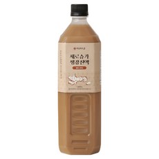우리꽃연구소 약선보감 제로슈가 생강진액 단맛 25%, 1L, 1개