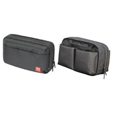 HORI Nintendo Switch 2 雙面全方位收納包, 黑色 + 黑色, 1個, NSX-026A