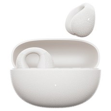 QCY 런닝 운동 스포츠 자전거 귀걸이형 오픈형 블루투스 이어폰, QCY CT01 APP, 화이트