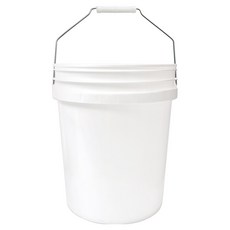 월드크린 오픈 손잡이 휴지통 20L, 화이트