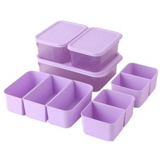 데비마이어 데비박스 냉장용기 퍼플, 1세트, 6p