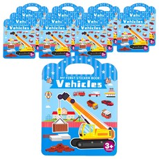 minhwashop 手提包造型貼紙書 ULVOL0586, 交通工具, 12個