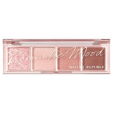 NATURE REPUBLIC 日常基本4色眼影盤, 02玫瑰, 1個