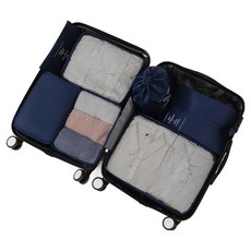 Starshop 行李箱衣物整理收納袋 7件組