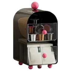 EDISH 多巴胺系 桌面裝飾抽屜式收納盒, 1個, 顏色隨機