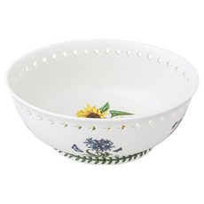 PORTmeIRION 波特玫琳恩 植物園系列 鏤空麵包籃 24.2cm, 1個, 向日葵