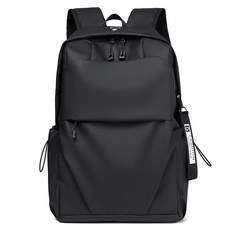 Starshop 大容量減壓防水後背包/電腦雙肩包/商務旅行筆電包/書包/運動防盜背包/男女包包, 黑色