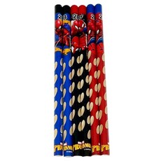 MARVEL 漫威 蜘蛛人 大三角洞洞鉛筆6件組 2B, 混和顏色, 1包