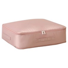 棉被收納壓縮袋 裝10~12斤, 1個, 豆沙粉