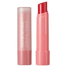 NATURE REPUBLIC Essential護唇膏, 3.2g, 1個, 05玫瑰