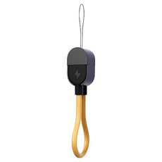 小麥購物 Type-C系列 C-C數據線 鑰匙扣 60W L1373, 1個, 黃色, 16.5cm