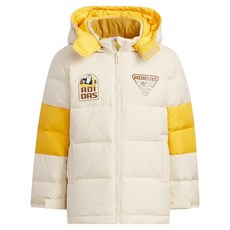 adidas 愛迪達 童款運動拼色羽絨外套 IN5219