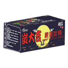 Shoenwei 順崴 炭大吉嚴選炭精 SW-T41 燒烤專用, 1箱, 4kg