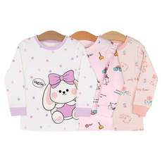 Maykids 女童九分羅紋上衣 3件組