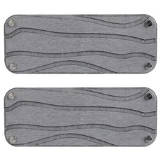 Ants 防汙垢懸浮式多用途珪藻土波浪託盤, 深灰色, 2個