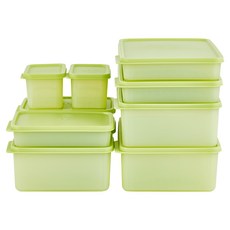 EASY&FREE All-Right Keep 保鮮冰箱整理收納盒 實惠5件 x 2p套組, 1套