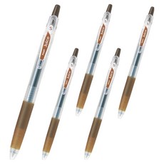PILOT 百樂 中性筆 Juice 0.5mm, 咖啡棕, 5個