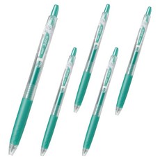 PILOT 百樂 果汁墨水筆 0.5mm LJU-10EF, 金屬綠, 5個