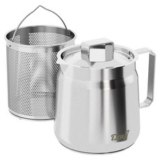 DAY7 電磁爐適用全304不鏽鋼多功能壺, 1個, 不鏽鋼, 1.5L