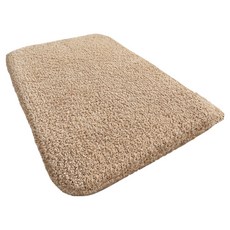 小麥購物 加厚茸絨超強吸水防滑地墊 L1413, 卡其色