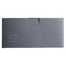 HAOFA 氣密型高階PM2.5防護口罩 M, 霧黑色, 30片, 1盒
