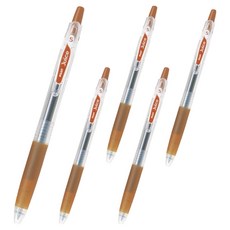 PILOT 百樂 中性筆果汁 0.5mm, 棕, 5個