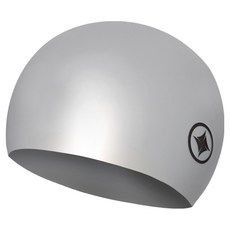 SPICA 矽膠泳帽, 銀灰色, 1個