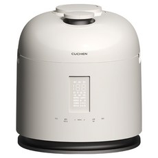 [10%退款家電] Cuchen 酷晨 123 全不鏽鋼雙壓 IH 電子壓力鍋 6人份, 亮面白色, CRT-XPD0670IEGW