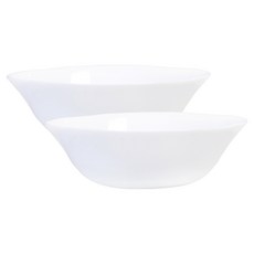 바칠레 리얼화이트 면기, 화이트, 2개