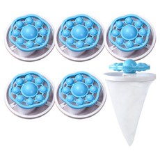 Our Works 上開式洗衣機濾網 除塵過濾器 足球造型, 隨機出貨, 6個