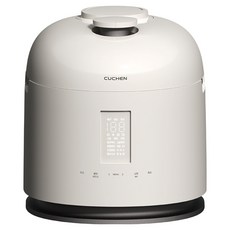 [10%退稅家電] 酷晨 123 全不鏽鋼雙重壓力IH電子壓力鍋 10人份, 亮面白色, CRT-XPD1070IEGW