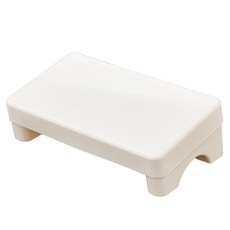 책상 사무실 높이 조절 발 받침대, 크림