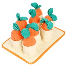 寵物益智嗅聞墊, 拔蘿蔔, 1個