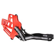 Yoreungae Day Soy 寵物舒適禮貌嘴套 XL, 01 紅色, 1個