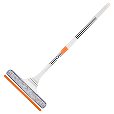 2合1去污刮水擦窗器, 1個, 白色